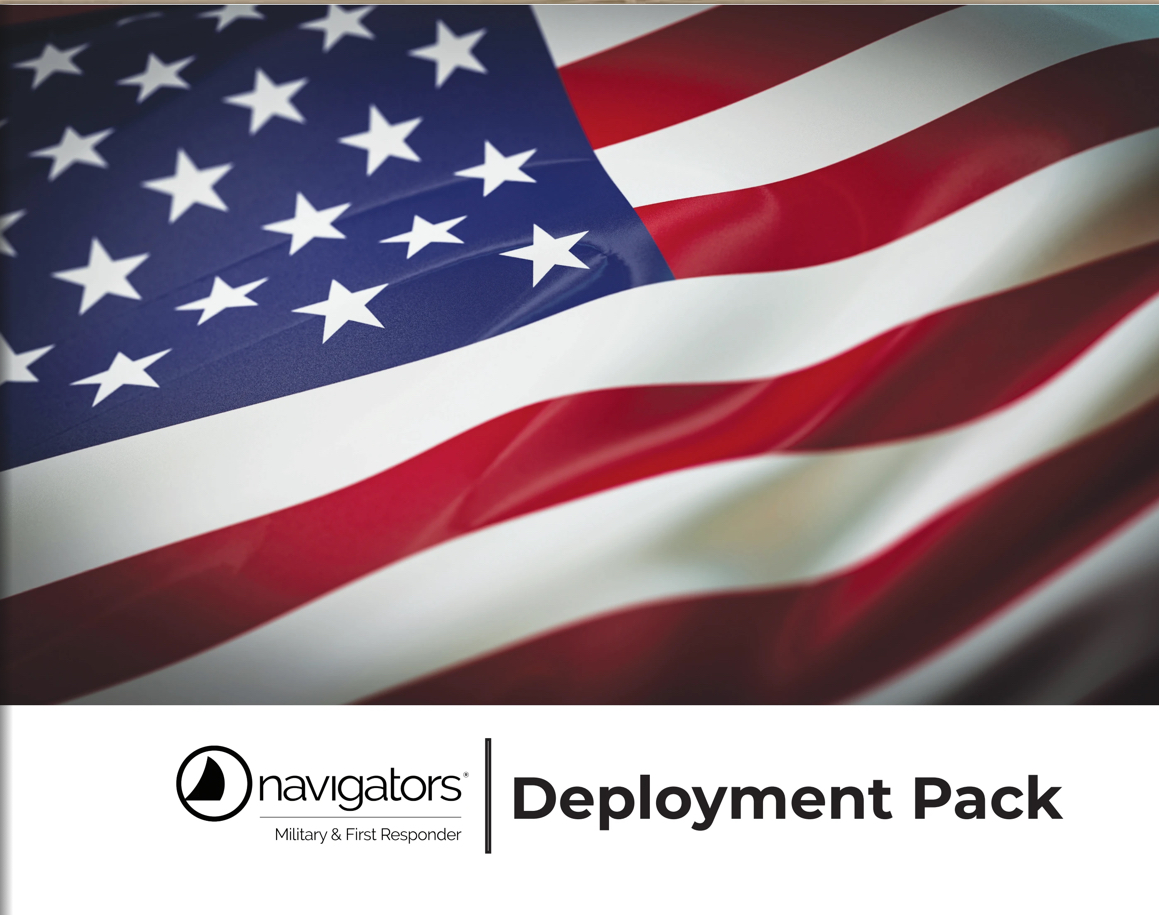American flag with title Deployment Pack